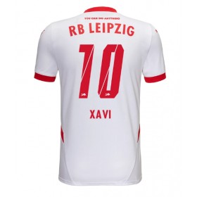 Pánské fotbalový oblečení RB Leipzig Xavi Simons #10 Domácí košile 2024-25 Krátkým Rukávem